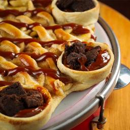 imagem Borda Vulcão -  Doce de Leite com Brownie